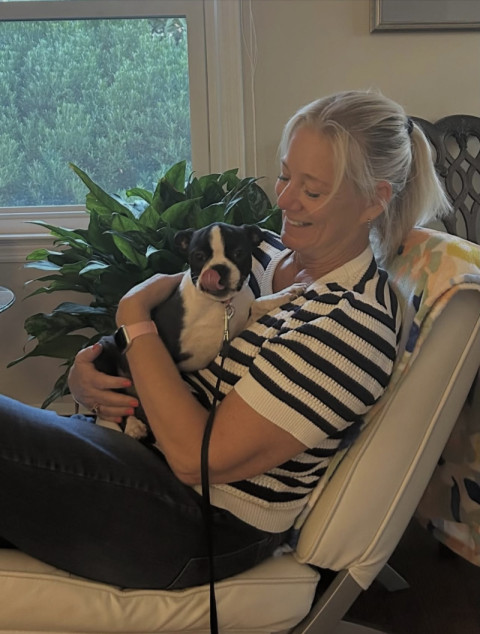 Grace Henderson's puppy