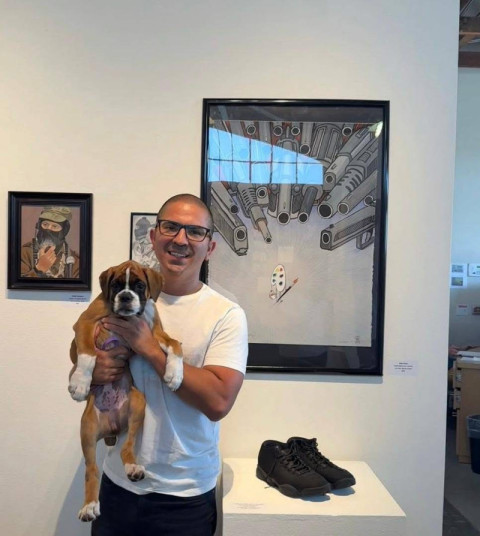 Tom Harrington's puppy